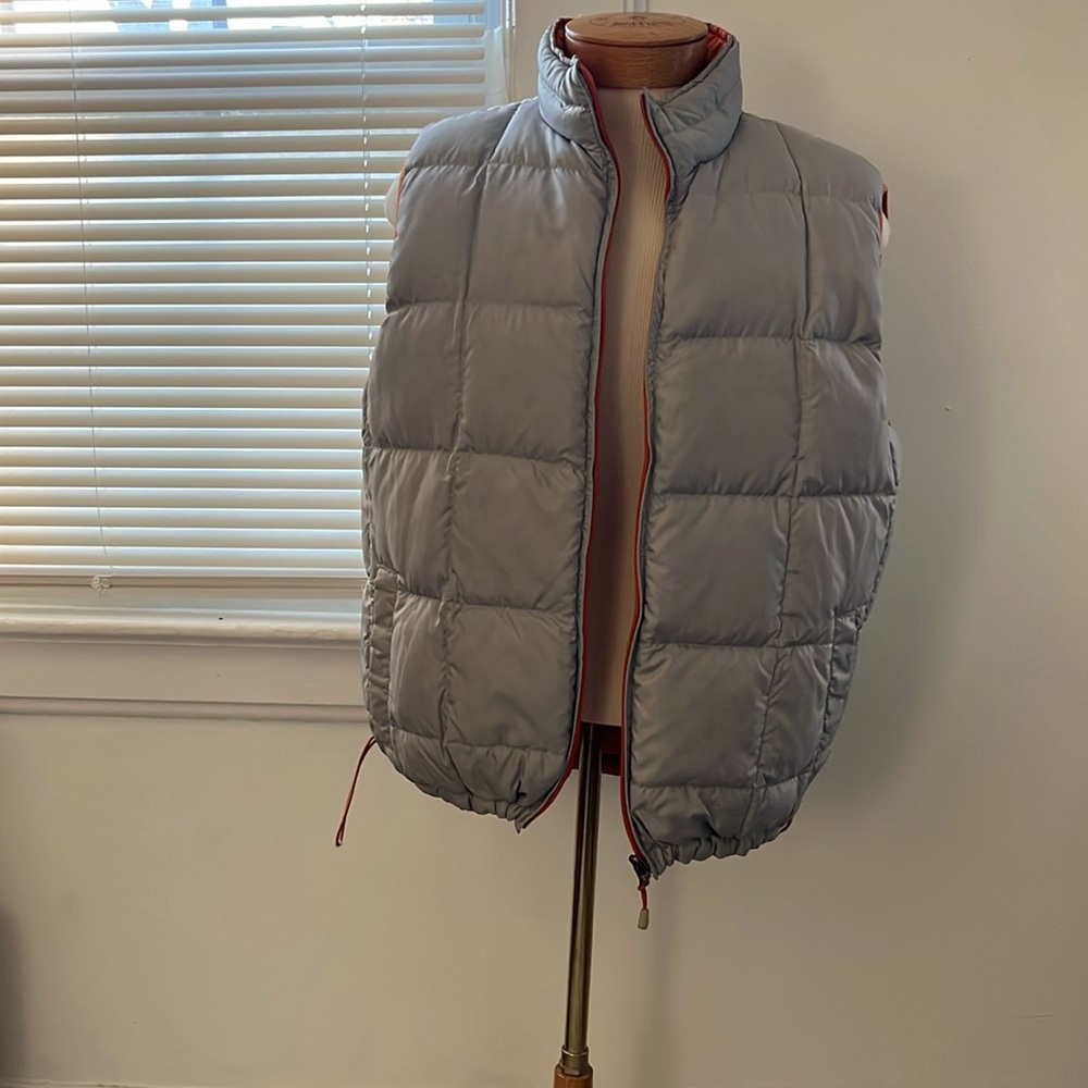 Reversible, L.L. Bean goose down vest.